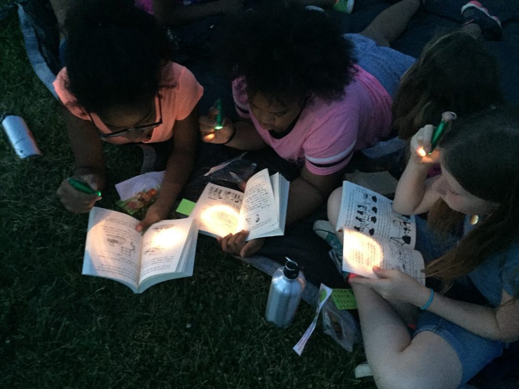 Campers at Firefly Reading