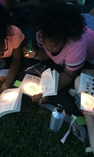 Campers at Firefly Reading