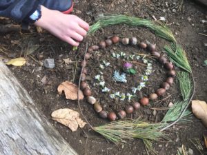 mindfulness activity: nature art